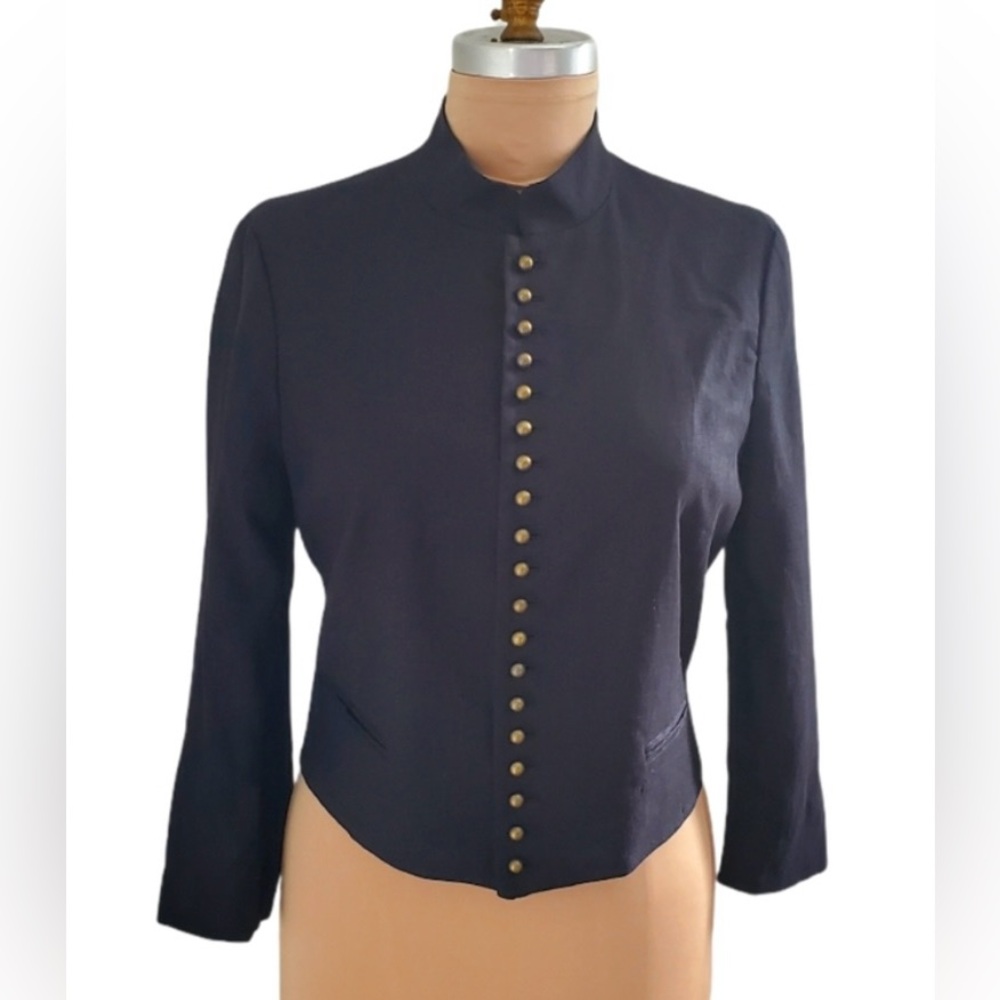 Ralph Lauren Linen Blazer Military Style